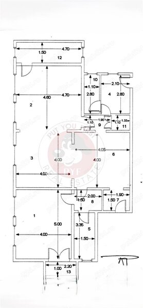 Cartierul Evreiesc | Investitie | 3 camere | Fara risc | 113mp | B11212